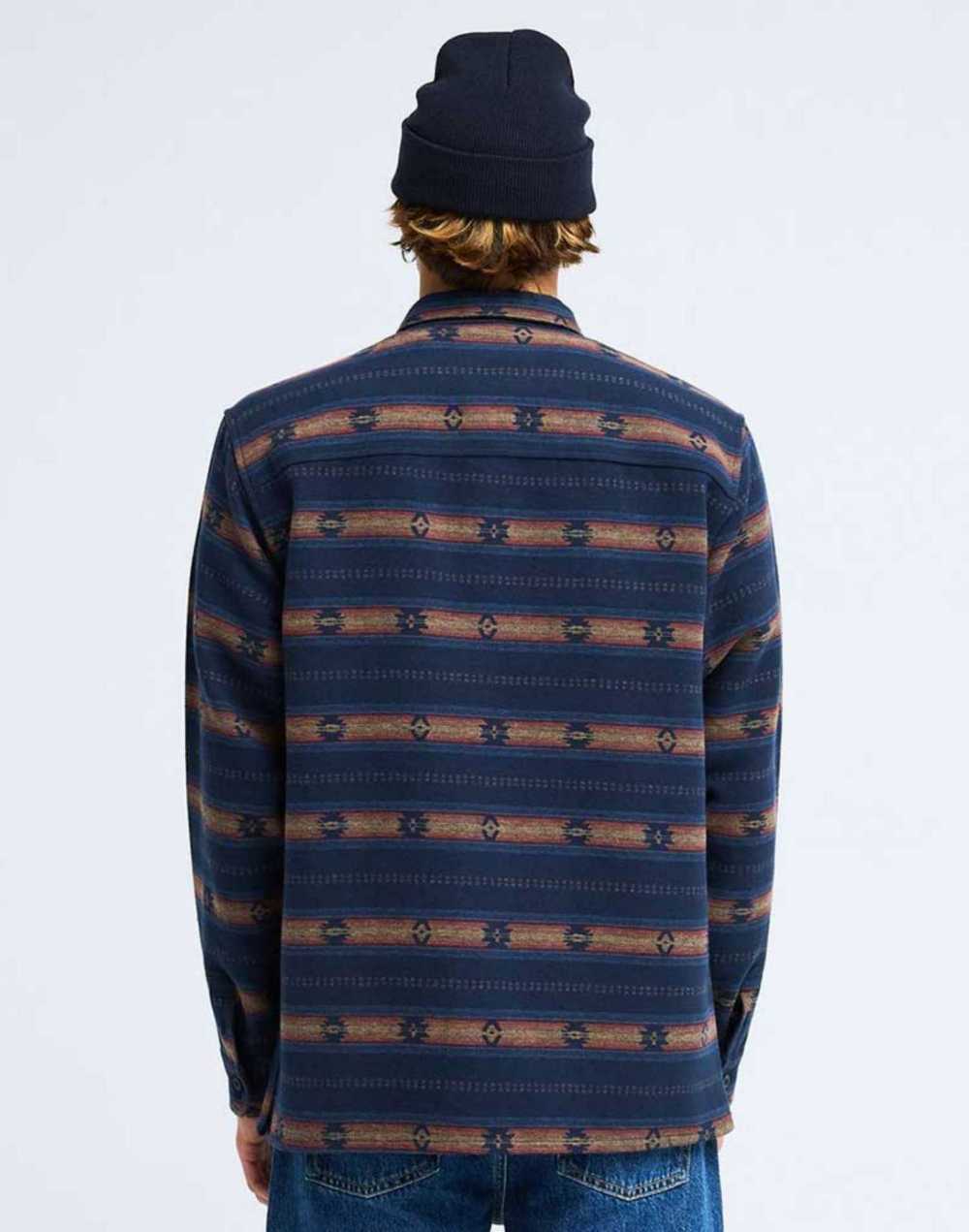 빌라봉 남성 OFFSHORE JACQUARD 플란넬 셔츠 (AG31SH017NVY)