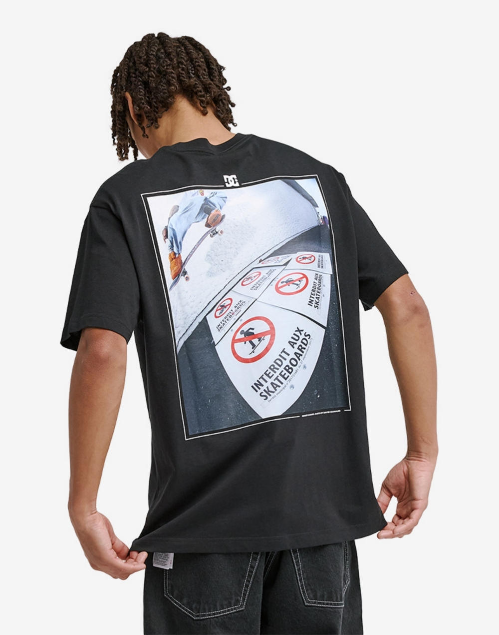 DC NO SKATEBOARD ALLOWED 반팔 티셔츠 (DG11ST003KVJ)