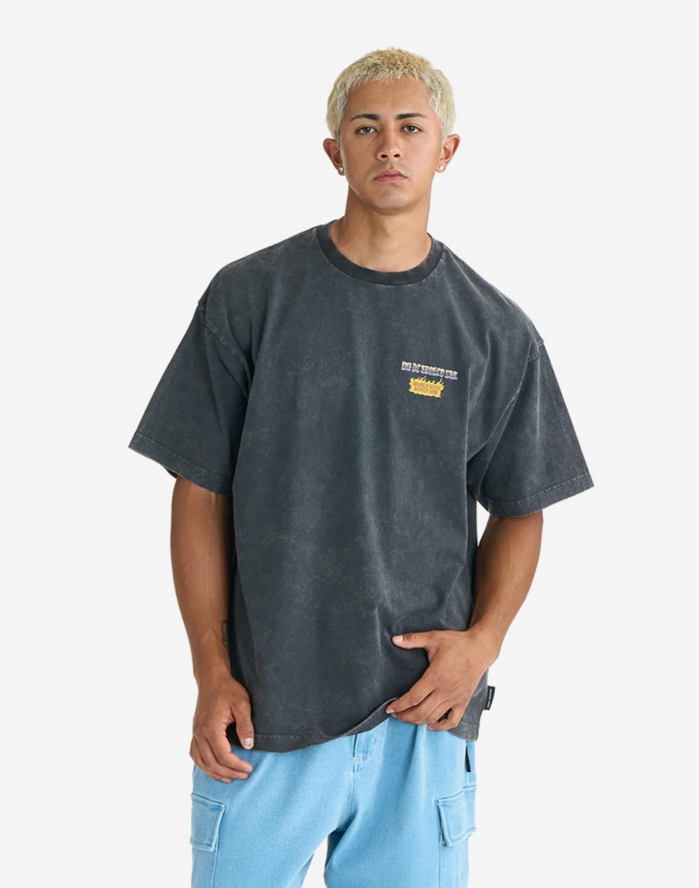 DC SPRINT RAT 와이드핏 반팔 티셔츠 (DG11ST006BKP)