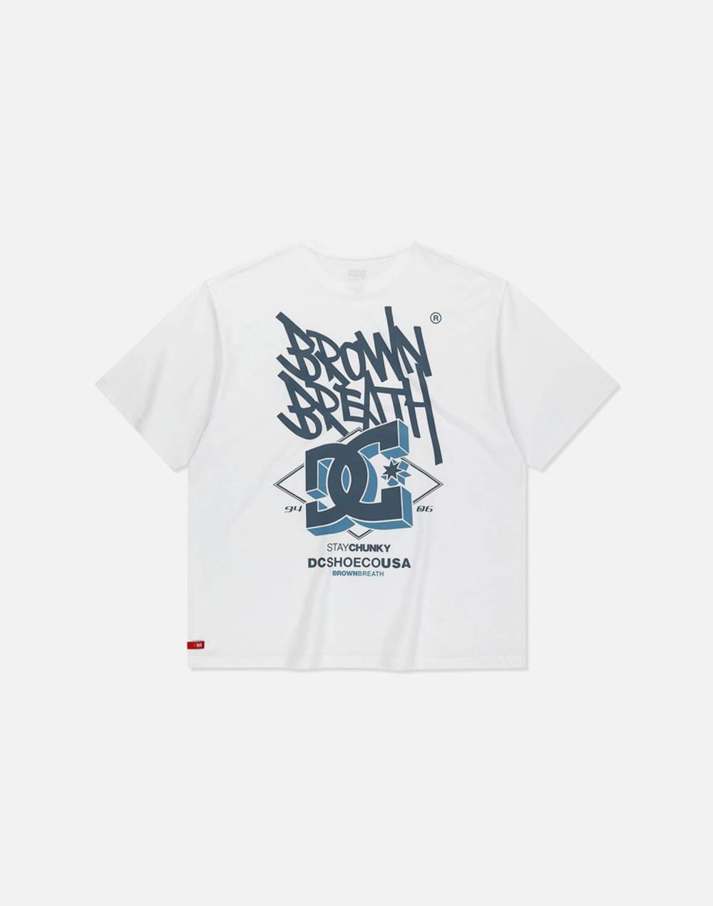 DC X BROWNBREATH CHUNKY TEE (DG21ST900WHI)