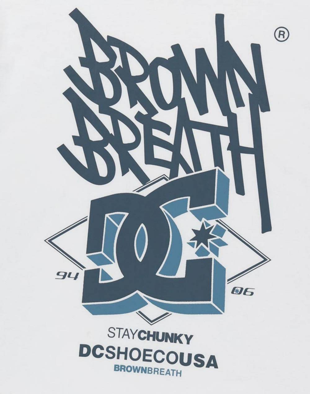 DC X BROWNBREATH CHUNKY TEE (DG21ST900WHI)