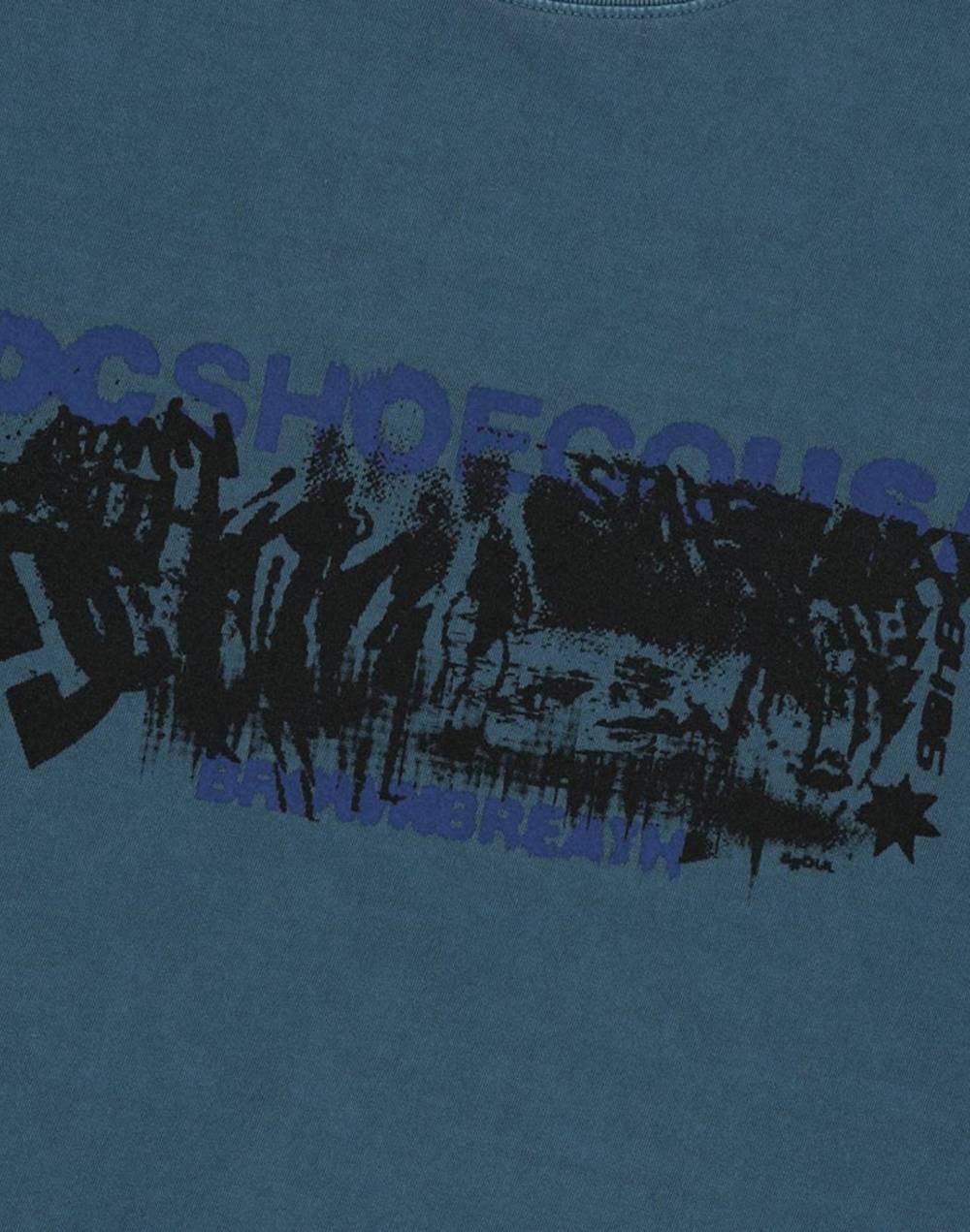 DC X BROWNBREATH CHUNKY PIGMENT TEE (DG21ST901BLU)