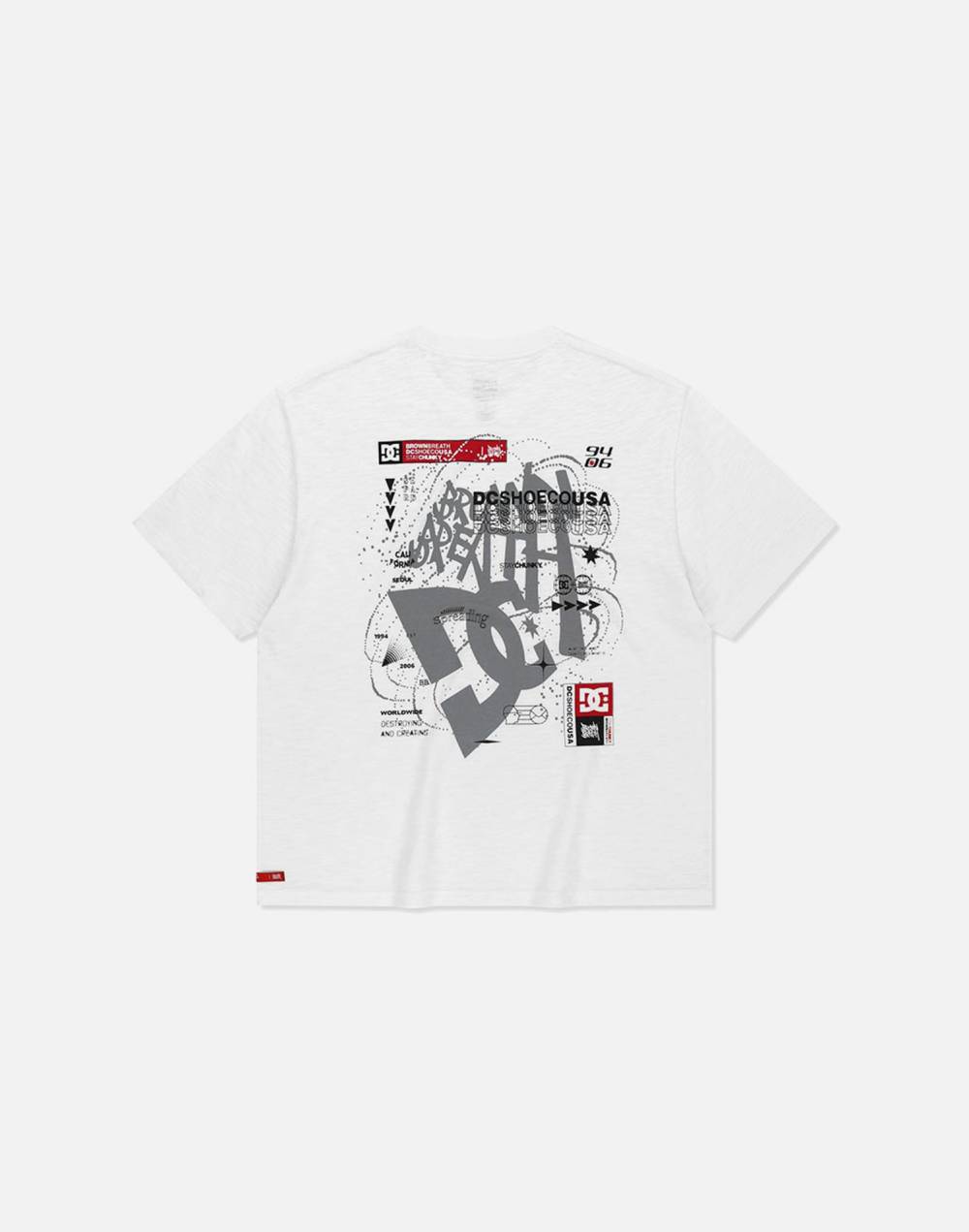 DC X BROWNBREATH SYMBOL TEE (DG21ST902WHI)