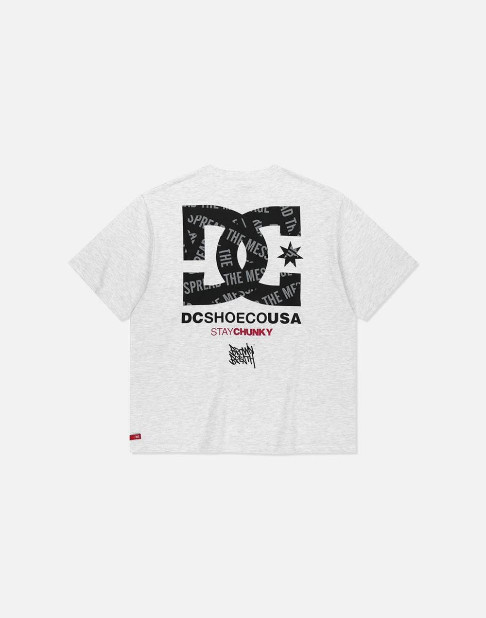 DC X BROWNBREATH SLOGAN TEE (DG21ST903ASH)