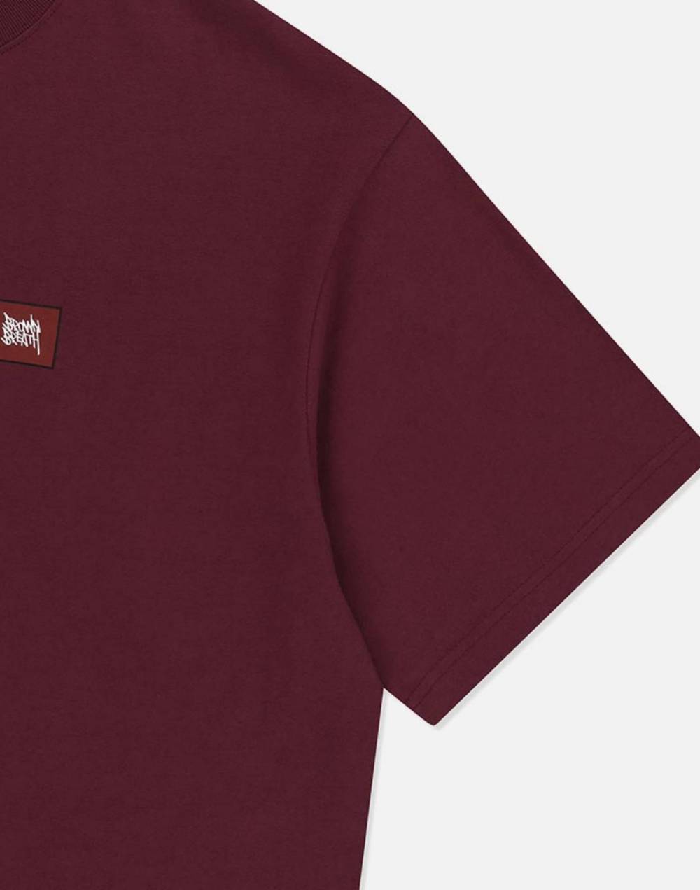 DC X BROWNBREATH SLOGAN TEE (DG21ST903BUR)