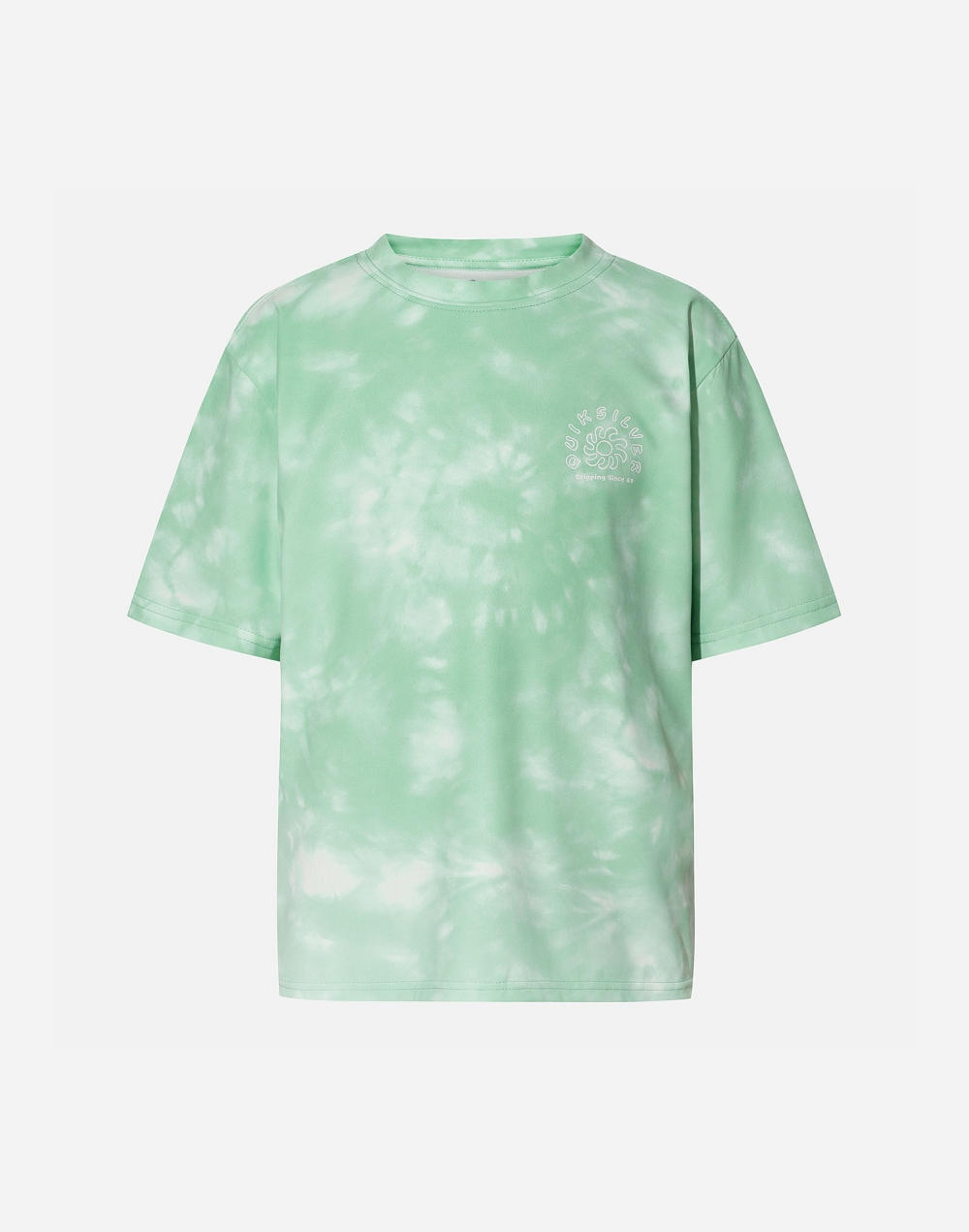 퀵실버 YOUTH TIE DYE 프린트 반팔 티셔츠 (KG21BR522GRM)