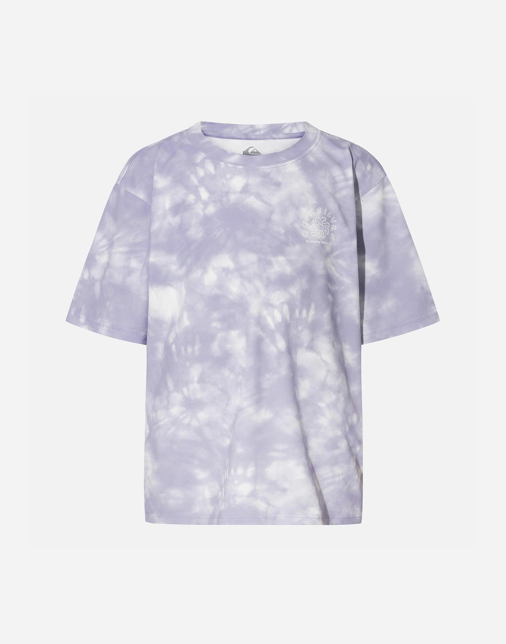 퀵실버 YOUTH TIE DYE 프린트 반팔 티셔츠 (KG21BR522PUR)