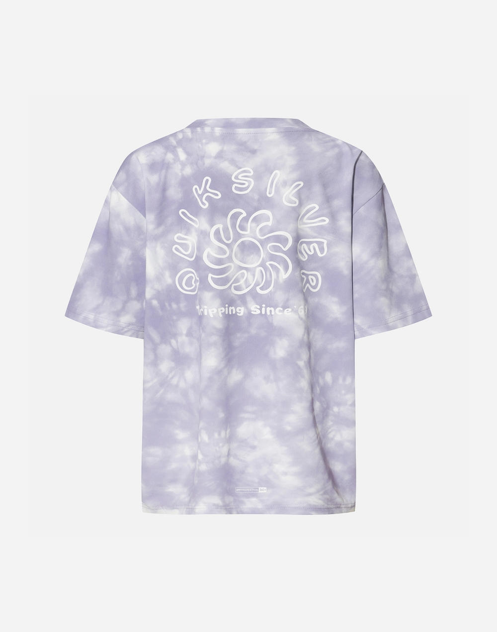 퀵실버 YOUTH TIE DYE 프린트 반팔 티셔츠 (KG21BR522PUR)