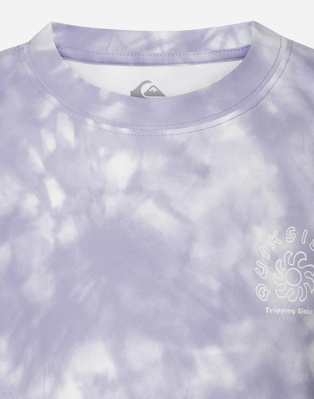 퀵실버 YOUTH TIE DYE 프린트 반팔 티셔츠 (KG21BR522PUR)