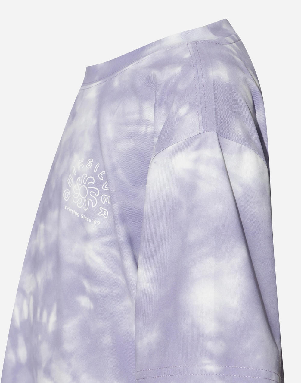 퀵실버 YOUTH TIE DYE 프린트 반팔 티셔츠 (KG21BR522PUR)