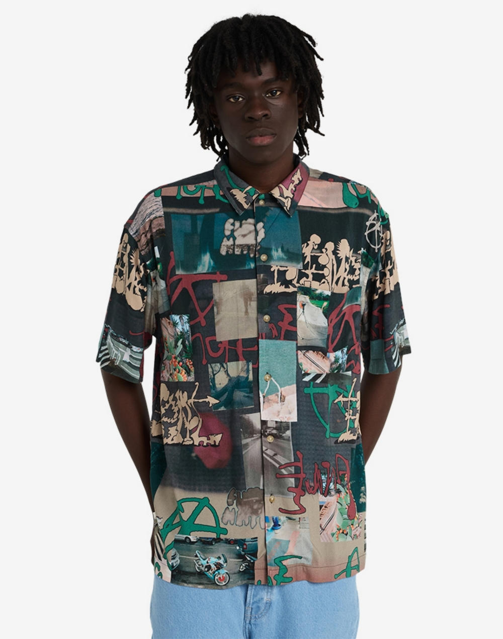 엘리먼트 RELAX RESORT 반팔 셔츠 (MG11SH004CLM)