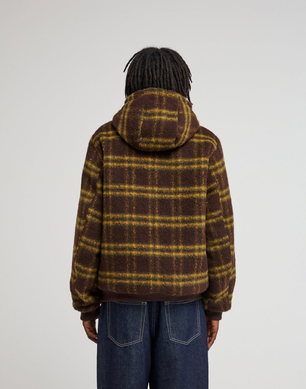 엘리먼트 DULCEY FUZZY CHECK 봄버 재킷 (MG31JK003CZG)