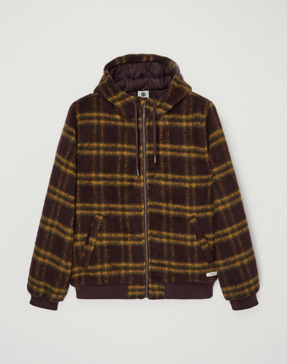 엘리먼트 DULCEY FUZZY CHECK 봄버 재킷 (MG31JK003CZG)