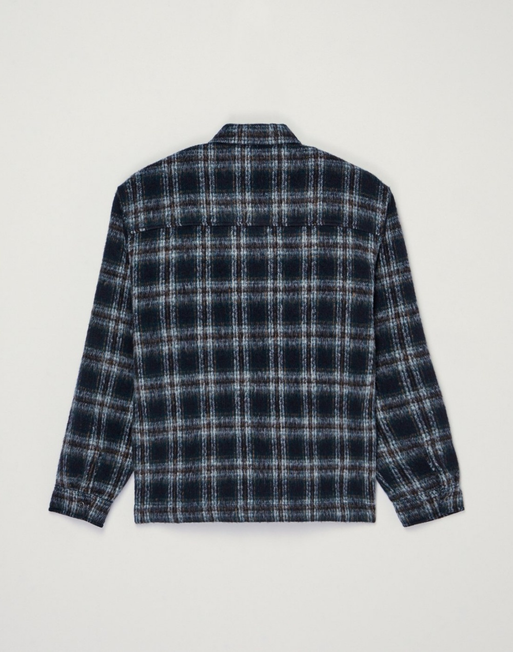 엘리먼트 FUZZY CHECK ZIP 오버셔츠 (MG31JK004KRD)