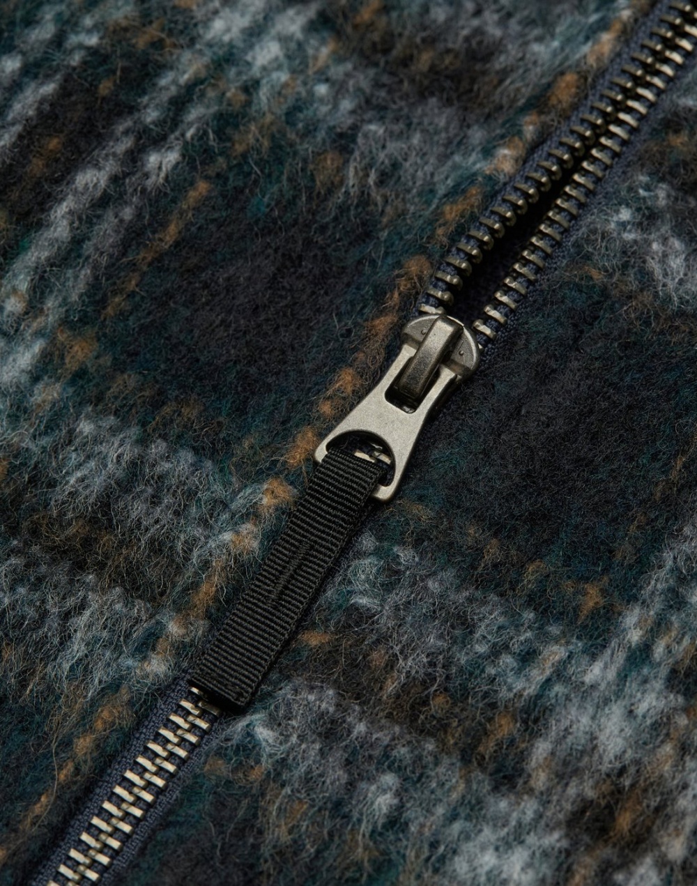 엘리먼트 FUZZY CHECK ZIP 오버셔츠 (MG31JK004KRD)