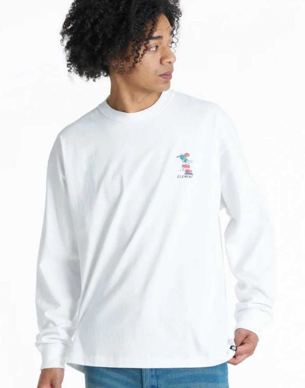 엘리먼트 CAMOCHILL 긴팔 라운드 티셔츠 (MG31LT161WHT)