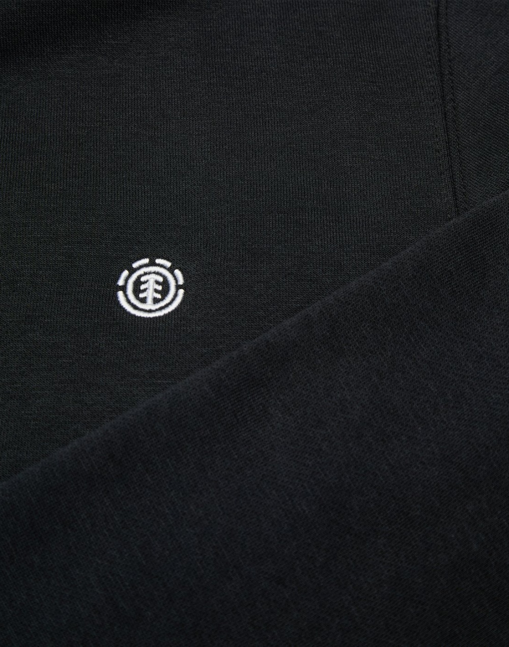 엘리먼트 ICON EMBROIDERY 후드 집업 (MG31ZP903FBK)