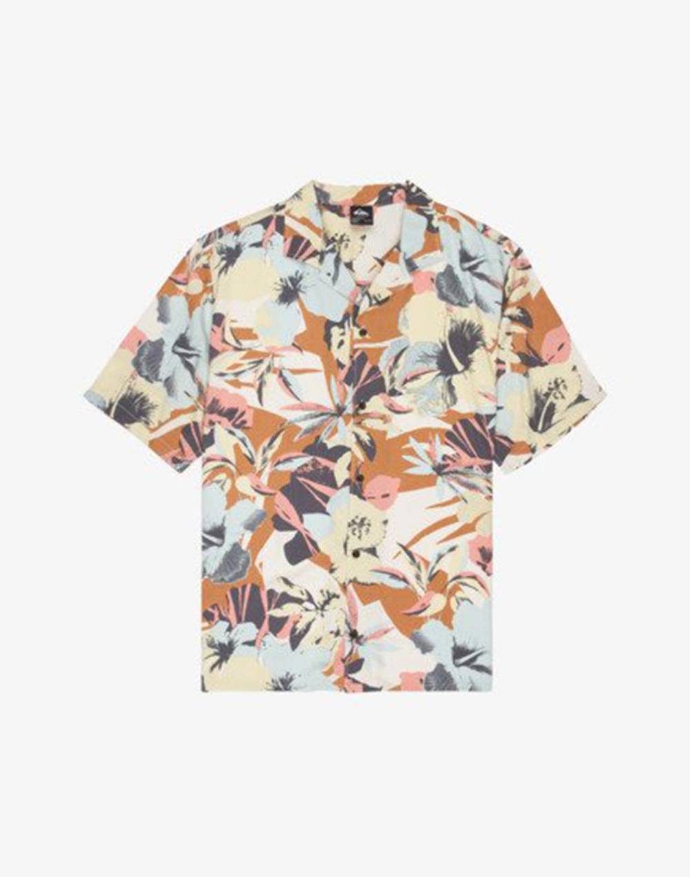 퀵실버 SAFE PARADISE 플라워 프린트 반팔 셔츠 (QG11SH002GCC)