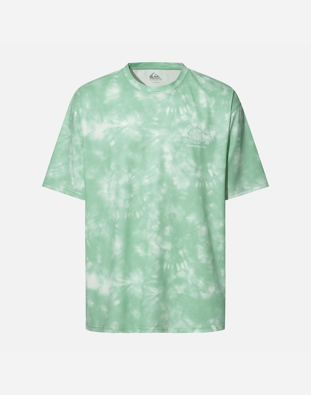 퀵실버 TIE DYE 프린드 반팔 래쉬가드 (QG21RE511GRM)