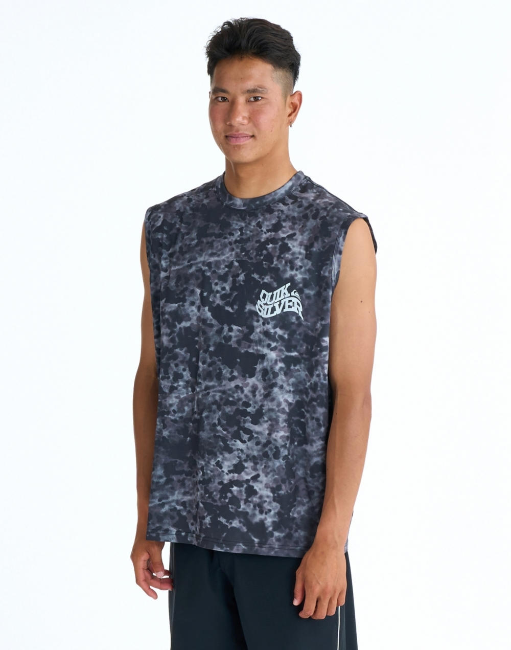 퀵실버 BEND LOGO 래쉬 머슬 나시티 (QG21RE801BL2)