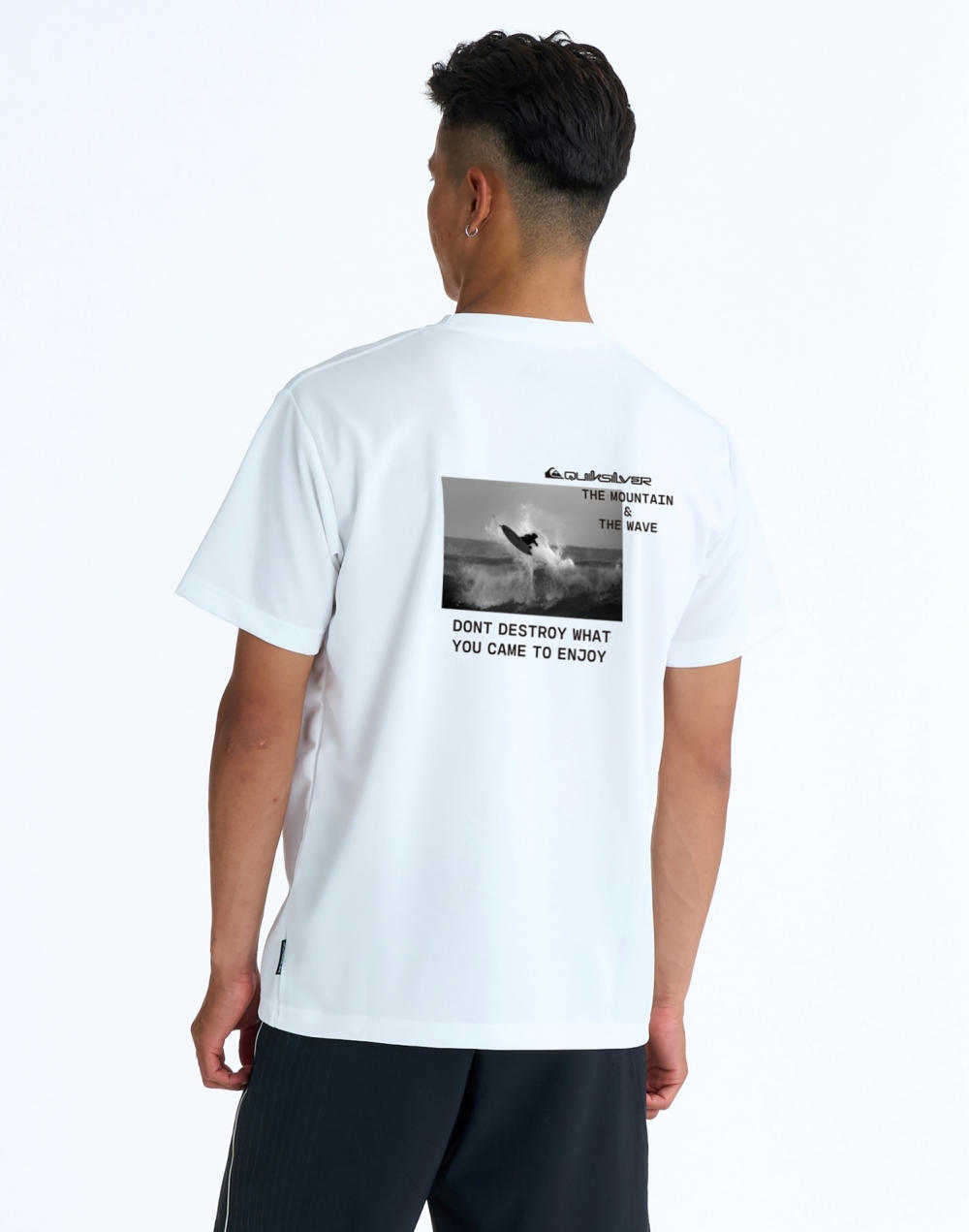 퀵실버 PHOTO 반팔 래쉬가드 (QG21RE802WHT)