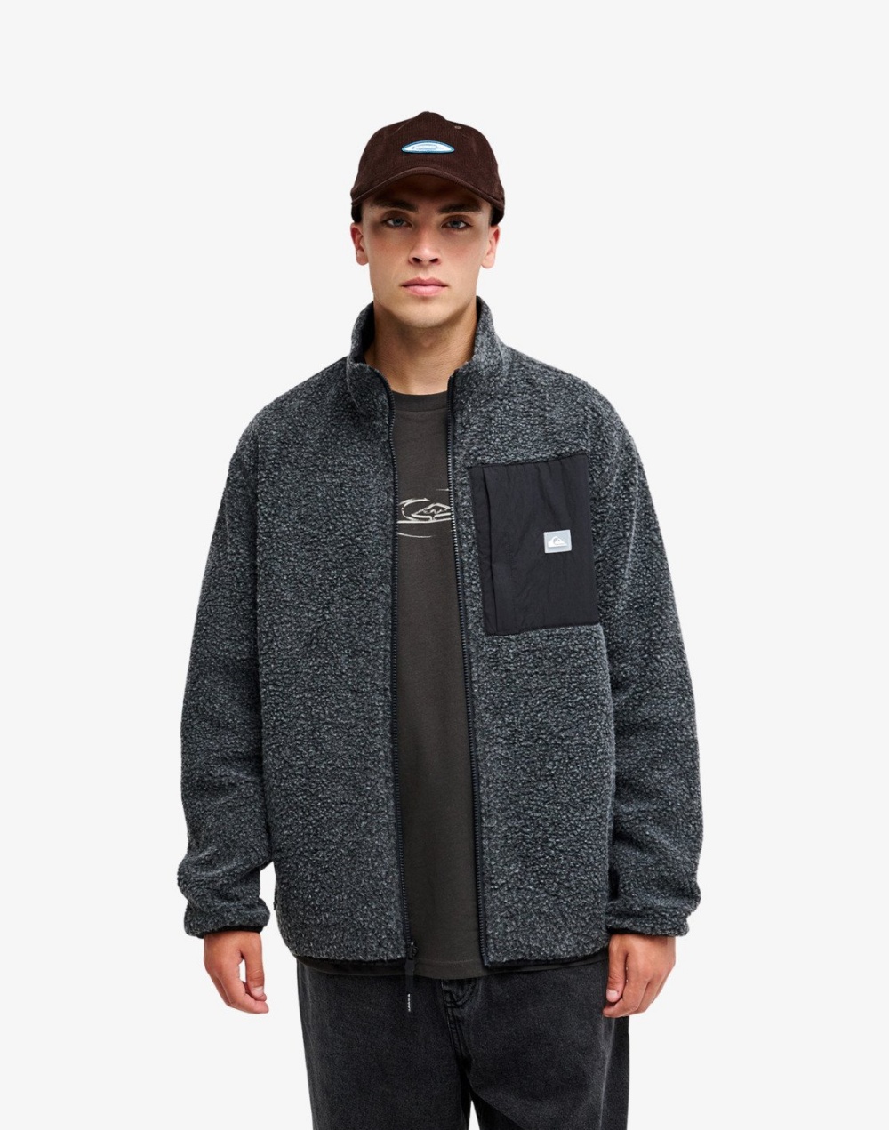 퀵실버 URBAN STORM REVERSIBLE 플리스 풀집업 (QG41JK002KVJ)