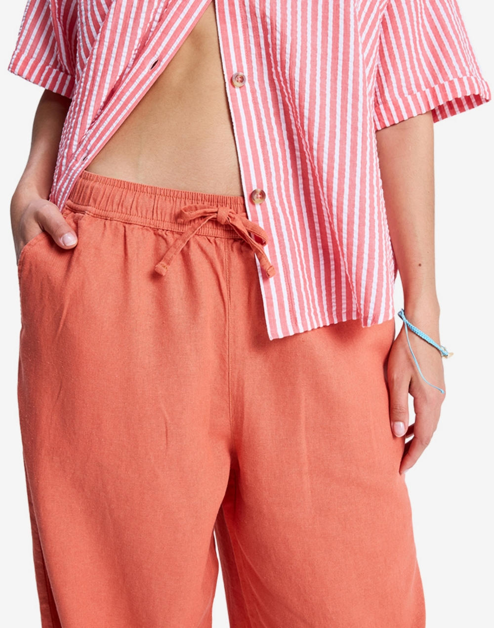 록시 LEKEITIO BREAK 와이드 비치 팬츠 (RG11LP006MLN)