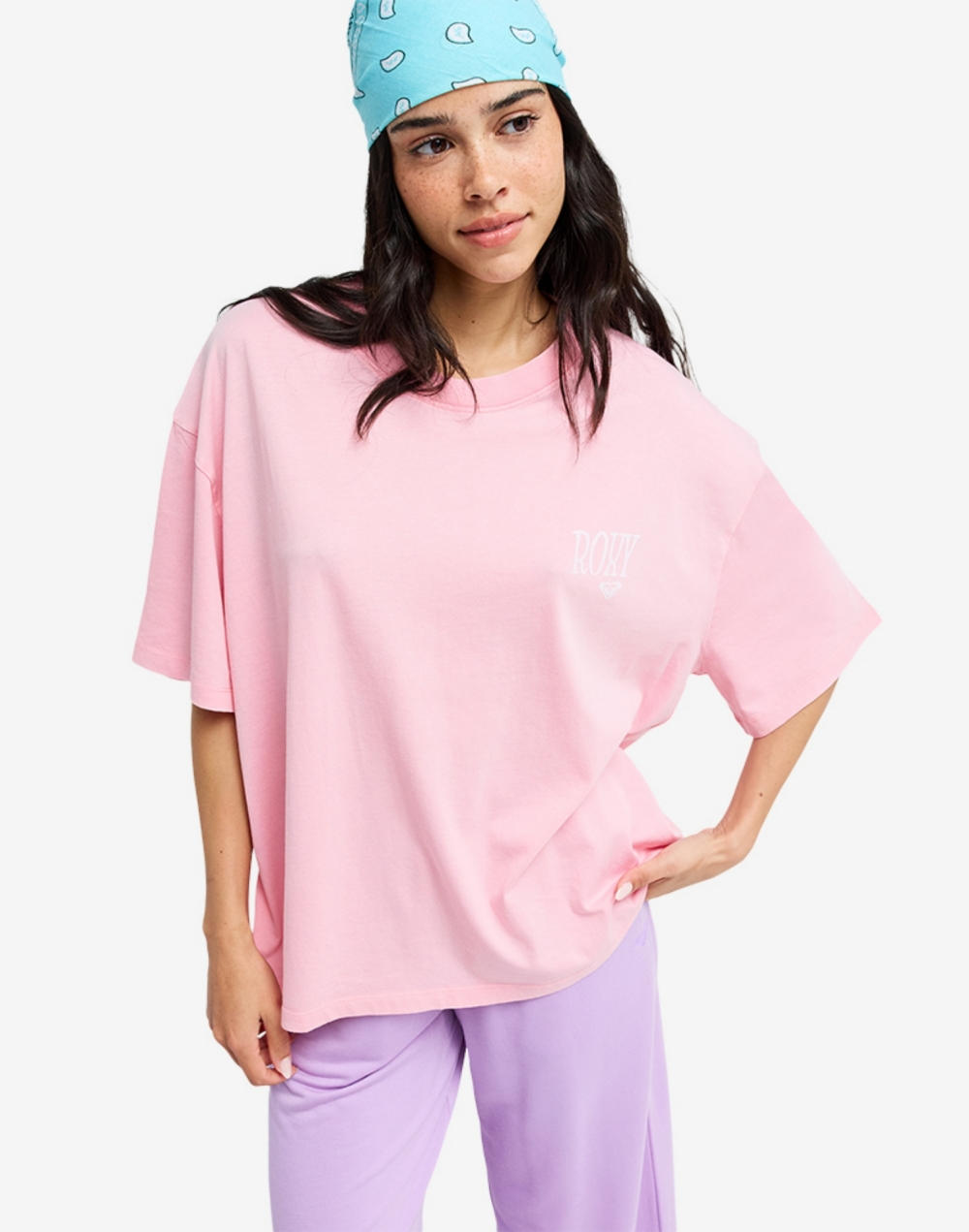 록시 TALLOVERSIZE WASHED 오버핏 티셔츠 (RG11ST008MFR)