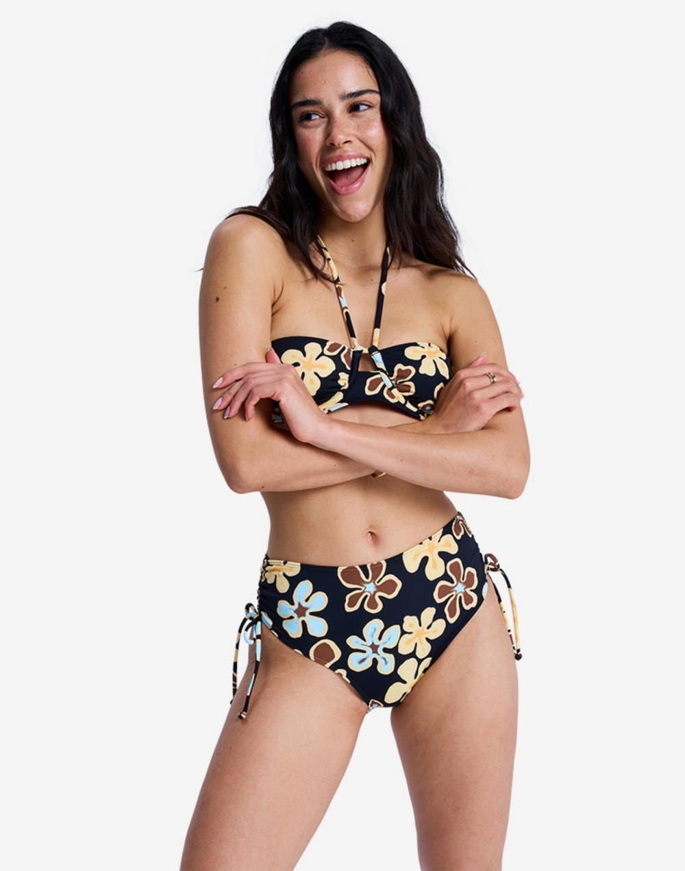 록시 NOSTALGIC FEELS 프린트 비키니 하의 (RG21BB023XKN)