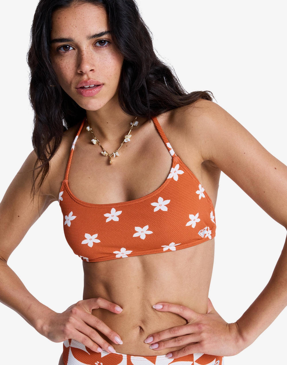 록시 HAZY DAYS BRALETTE 프린트 비키니 상의 (RG21BE020NNB)