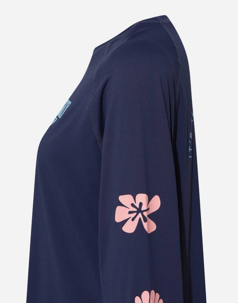 록시 OCEAN FLOWER 루즈핏 긴팔 래쉬가드 (RG21RS504MOO)
