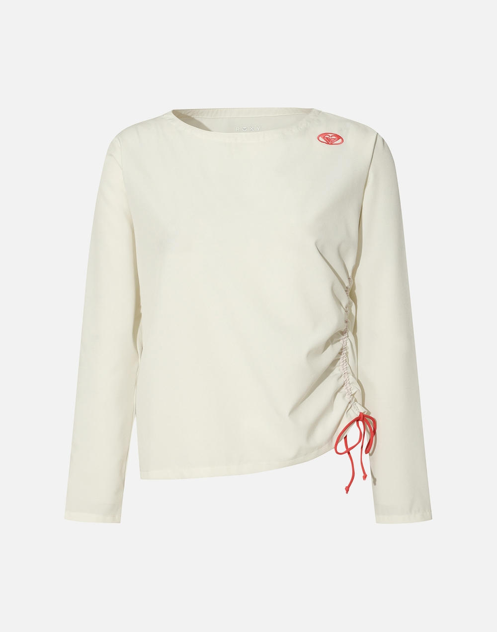 록시 ESSENTIAL SIDE STRING 릴렉스핏 긴팔 래쉬가드 커버업 (RG21RS506COC)