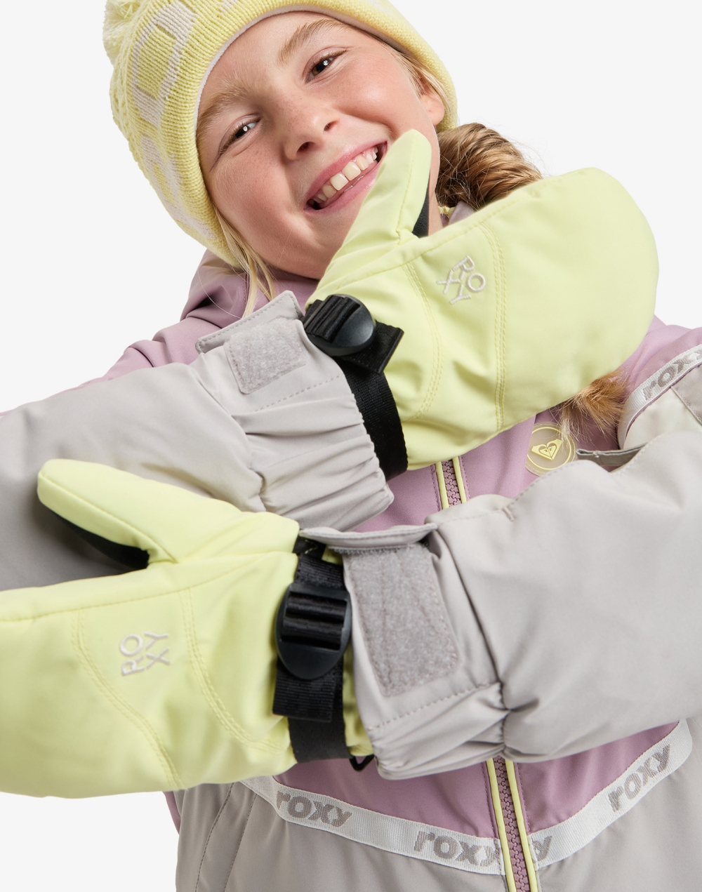 록시 유스 ROXY JETTY GIRL SOLID MITT 스노우 장갑 (TF53VG038YFK)