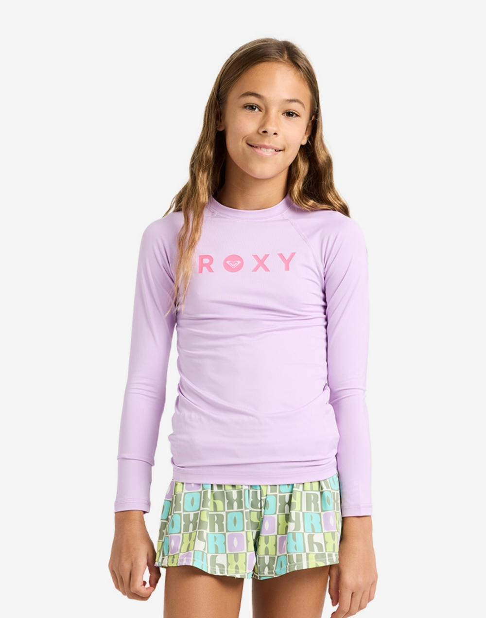 록시 GIRL HEATER YOUTH 래쉬가드 (TG21BR016PKL)