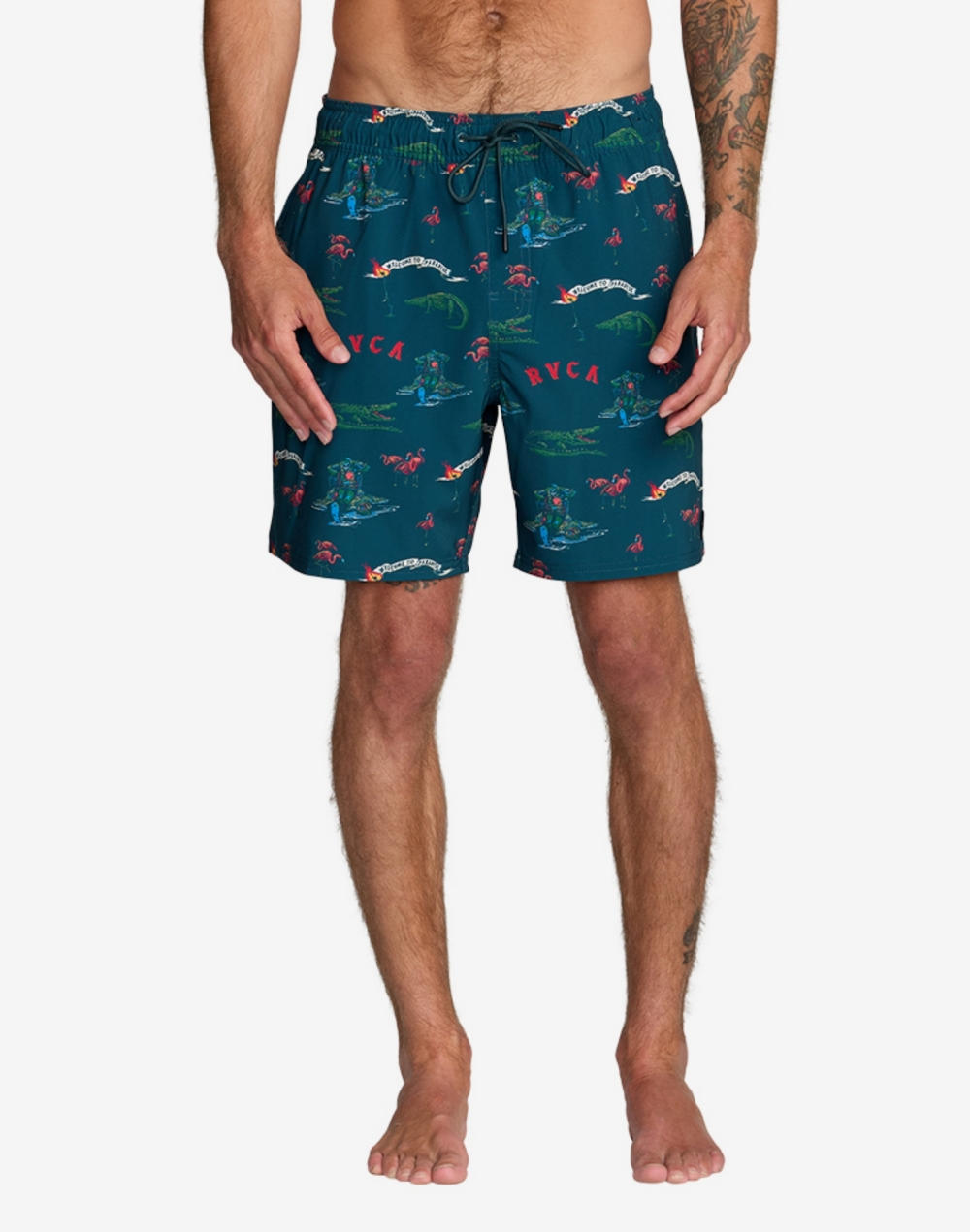 루카 남성 VA ELASTIC SHORT 17인치 보드숏 (VG11BS031MLT)