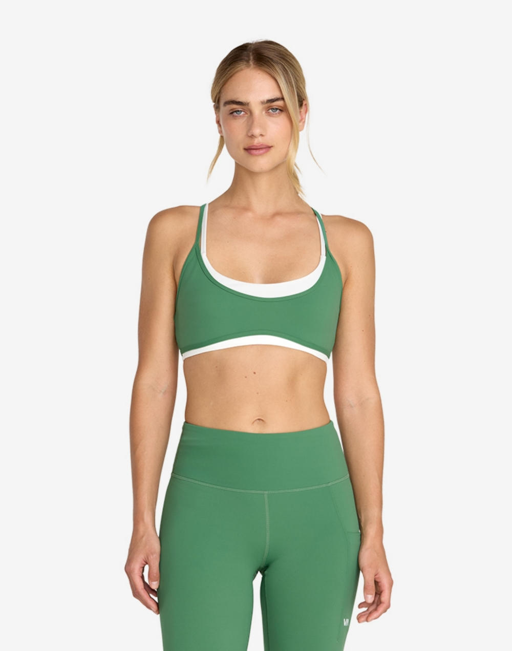 루카 여성 TWO TIMER 스포츠 브라 (VG11SL052IVY)