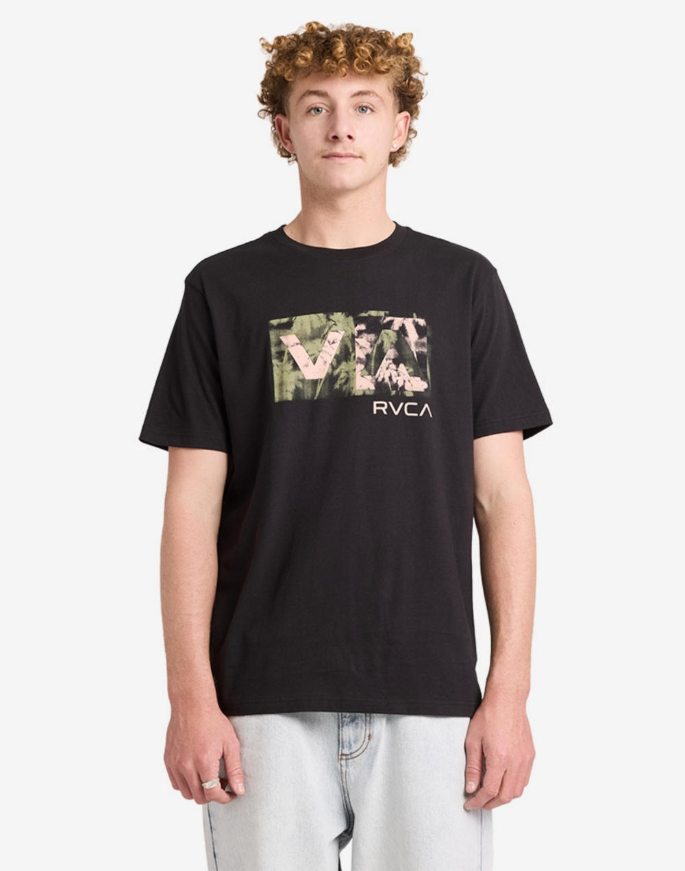 루카 남성 BALANCE BOX 반팔 티셔츠 (VG11ST007BLK)