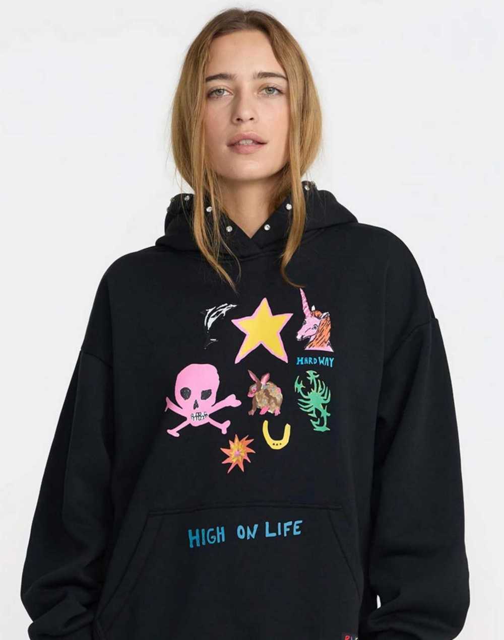 RVCA X DANI MILLER OVERSIZED 풀오버 후드티 (VG31HD151RVB)