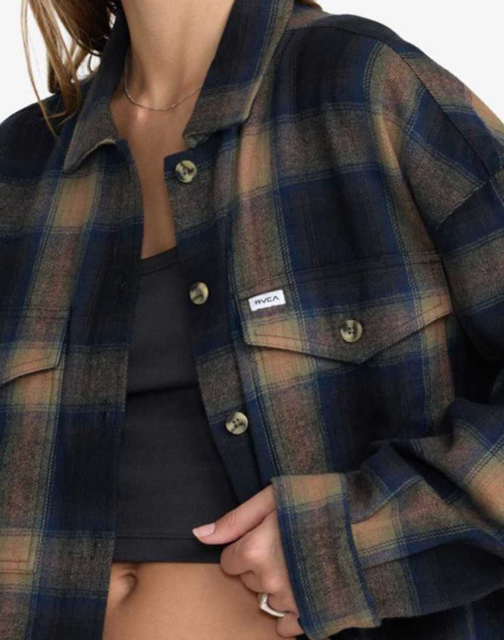 루카 여성 BONITO BOXY FLANNEL 셔츠 (VG31JK109BLK)