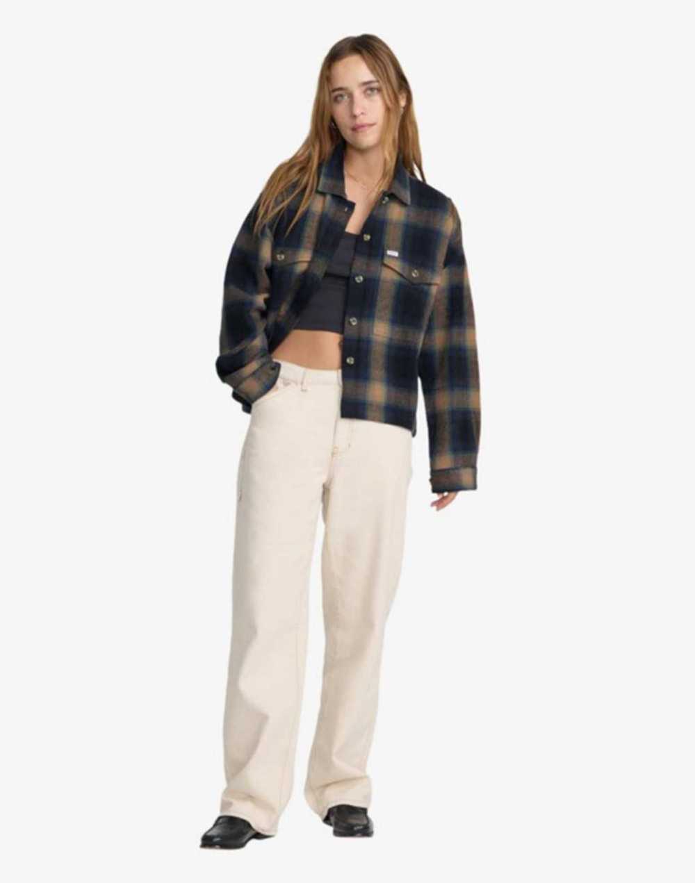 루카 여성 BONITO BOXY FLANNEL 셔츠 (VG31JK109BLK)