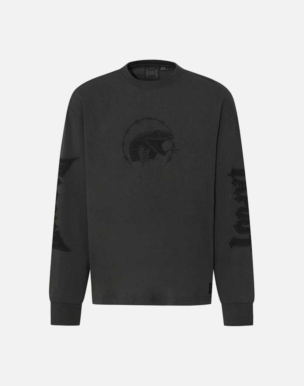 RVCA x Tapout 남성 HEAVYWEIGHT 긴팔 티셔츠 (VG31LT054BLK)