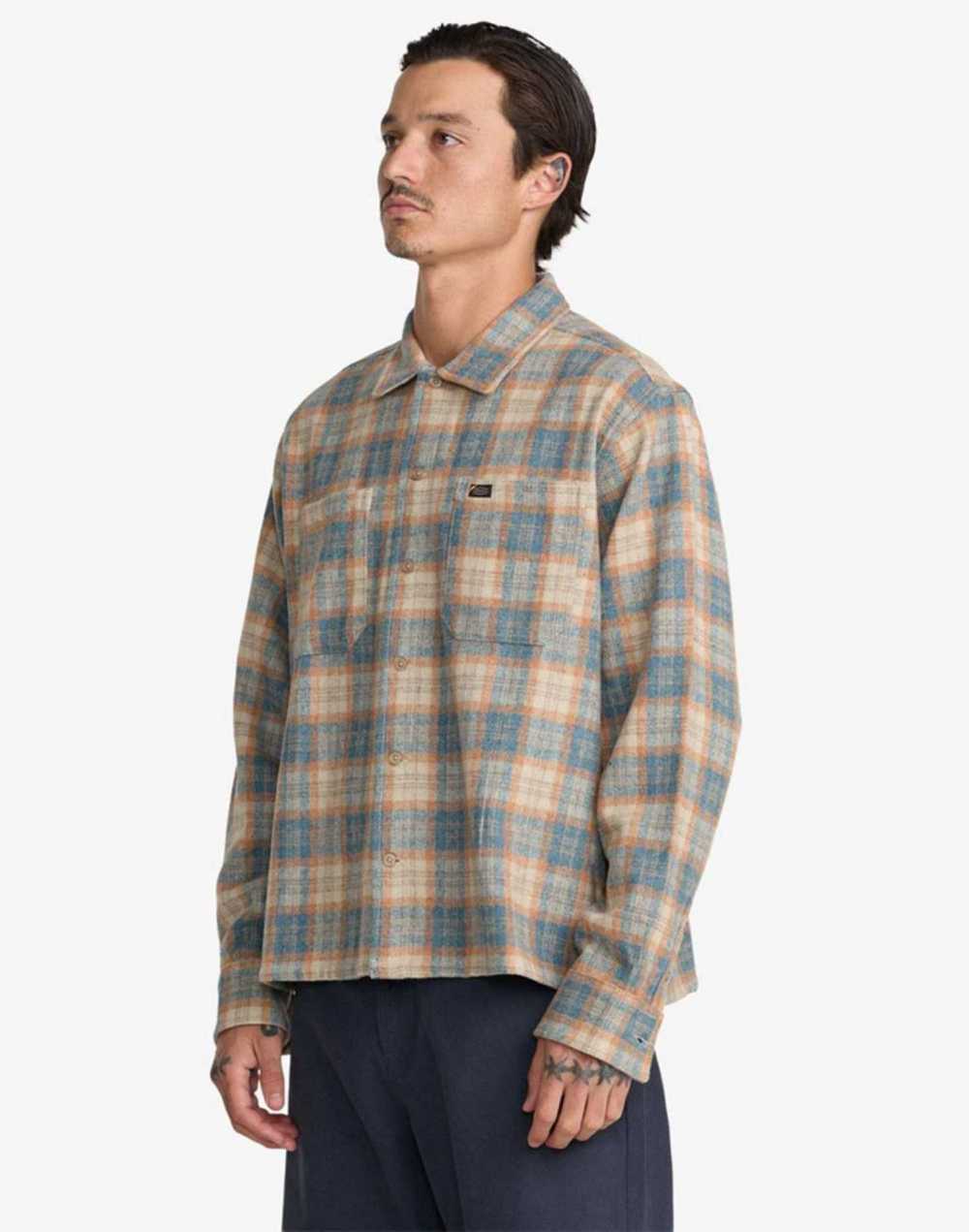 루카 남성 DAYSHIFT FLANNEL 셔츠 (VG31SH011WHE)
