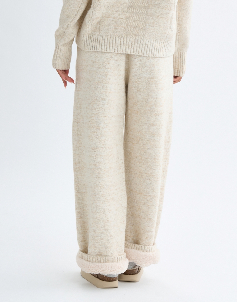 빌라봉 여성 니트 롱 팬츠 (WF31LP078COY)