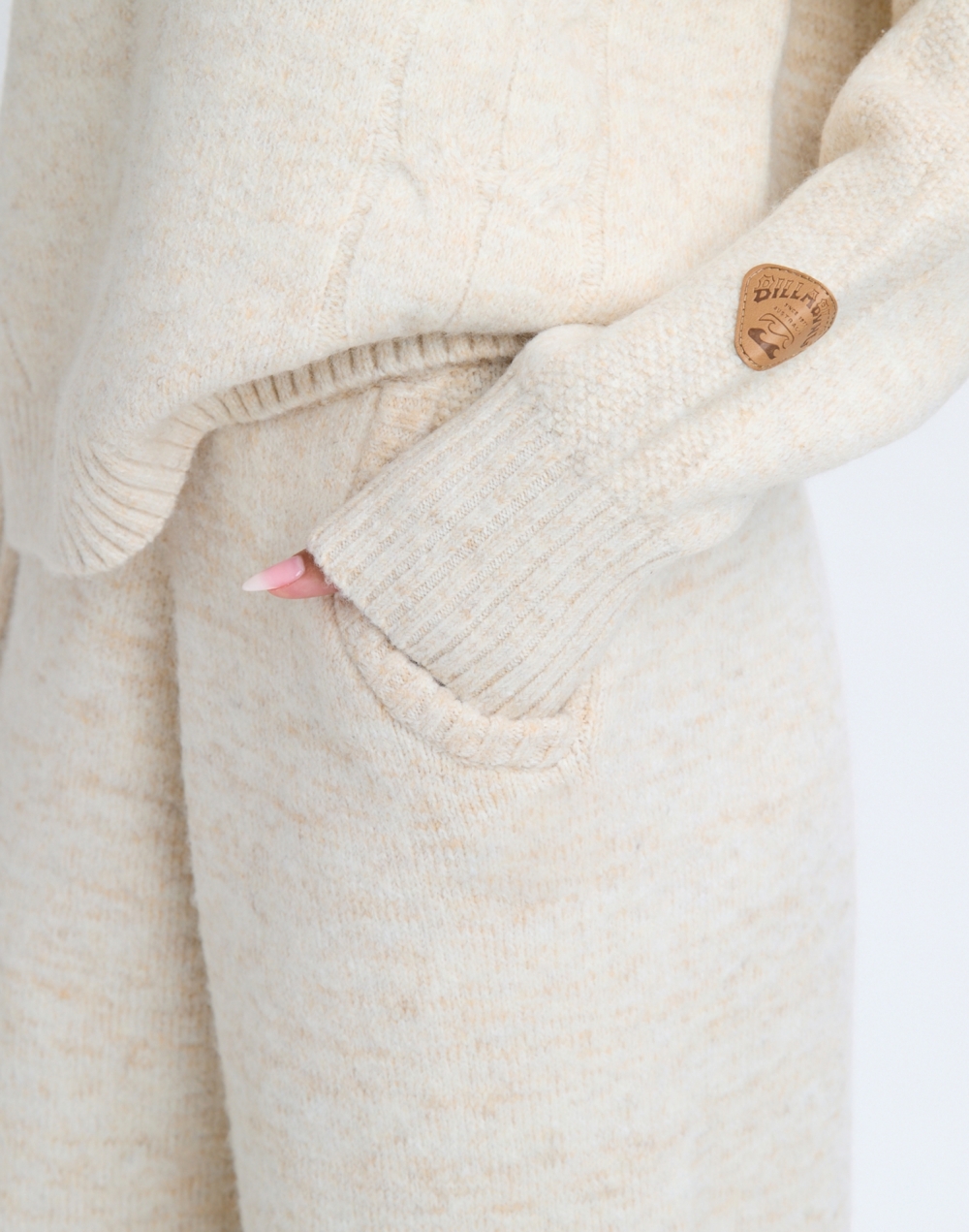 빌라봉 여성 니트 롱 팬츠 (WF31LP078COY)