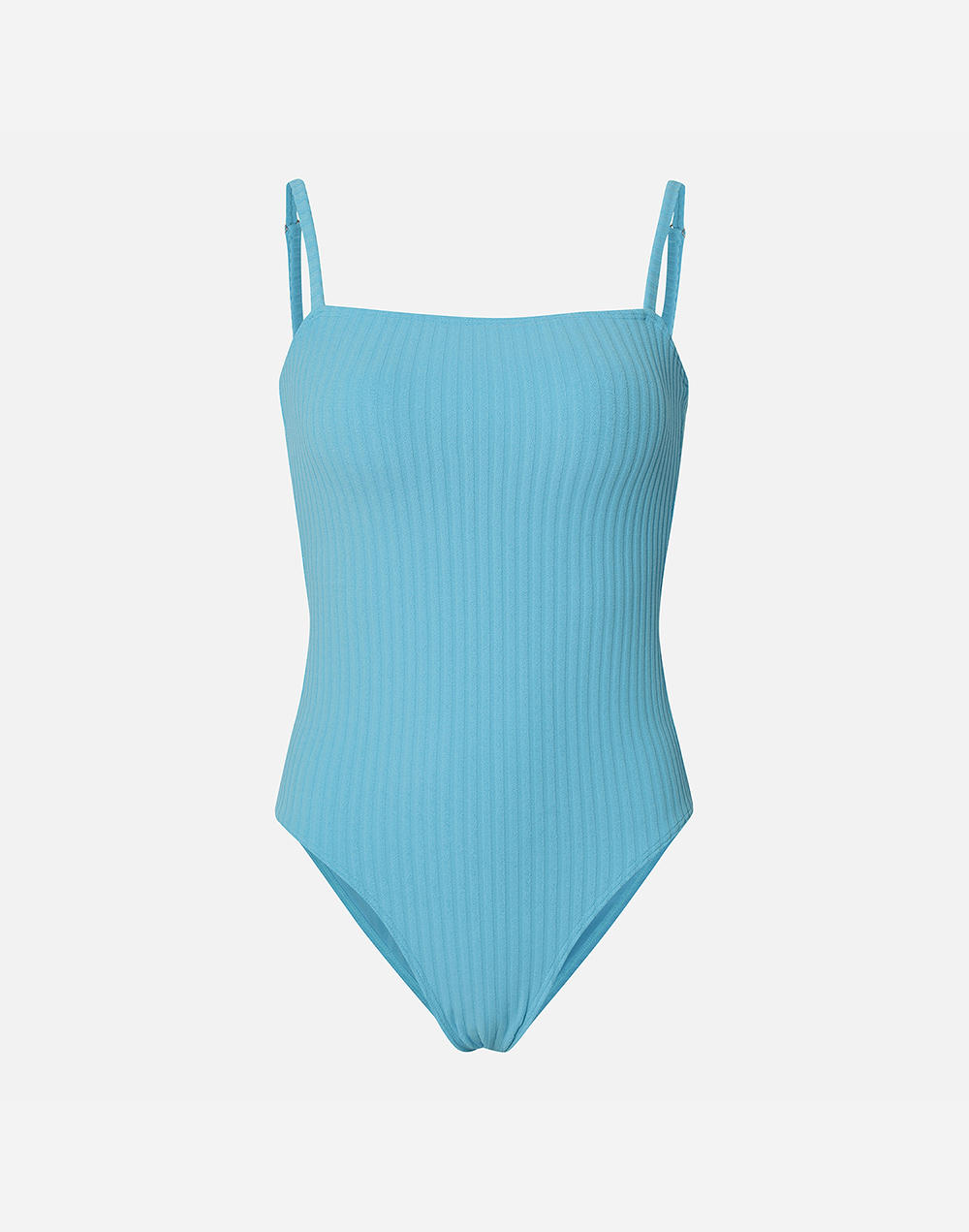 빌라봉 리브드 자카드 원피스 수영복 (WG11BK115HRB)