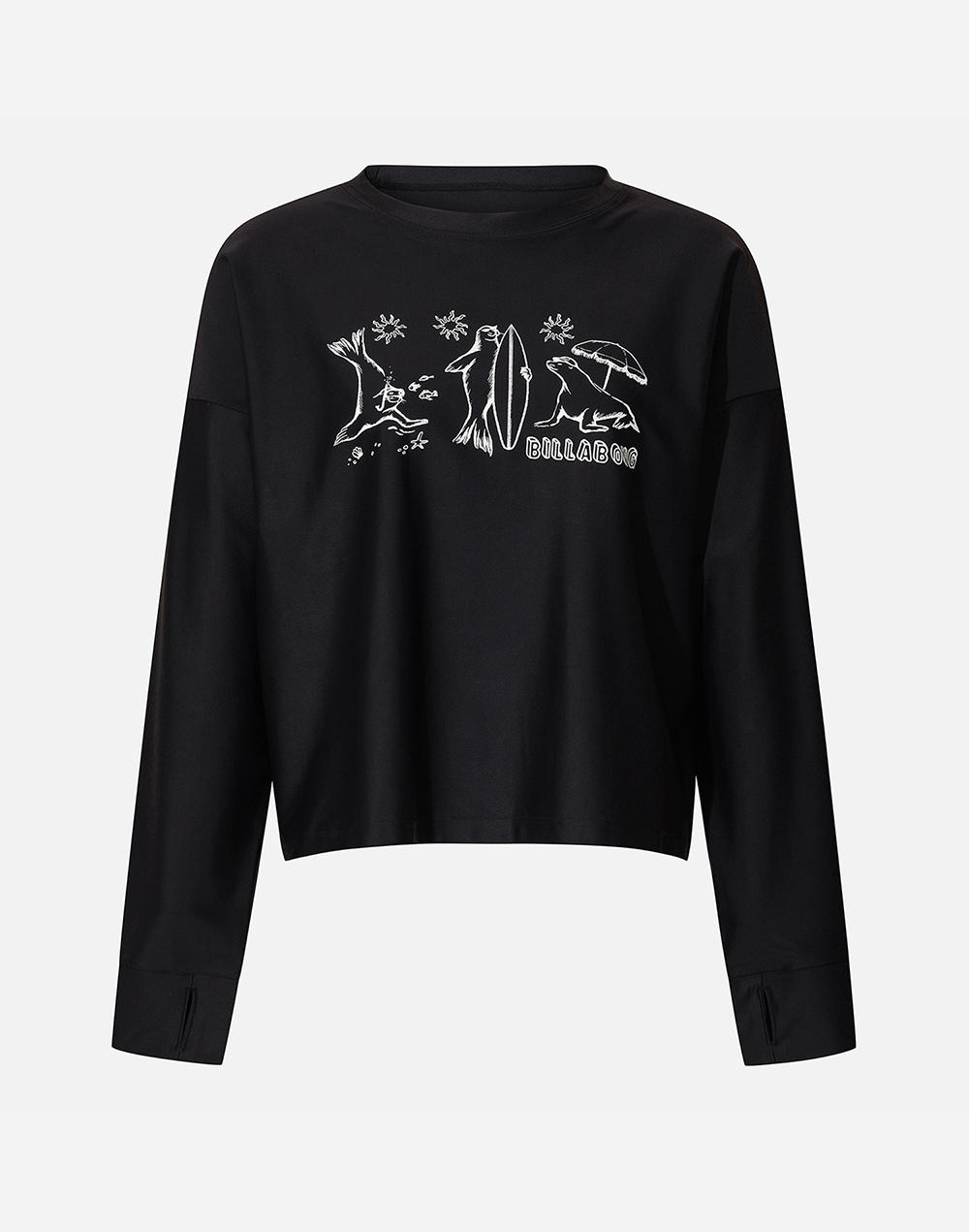 빌라봉 MORNING FUN TIME 루즈핏 긴팔 래쉬가드 (WG11RS103BPB)