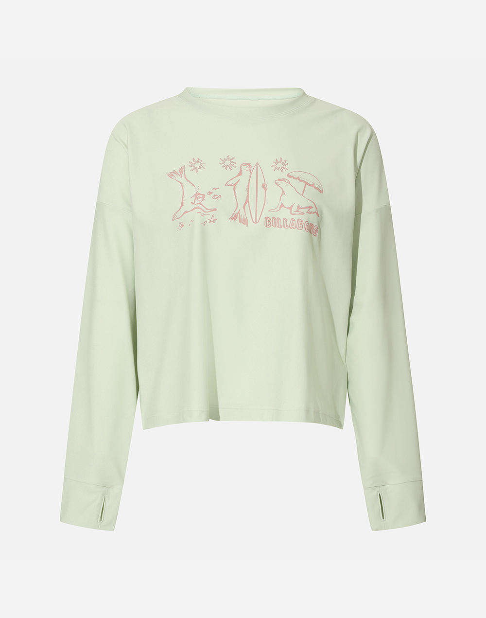 빌라봉 MORNING FUN TIME 루즈핏 긴팔 래쉬가드 (WG11RS103MGN)