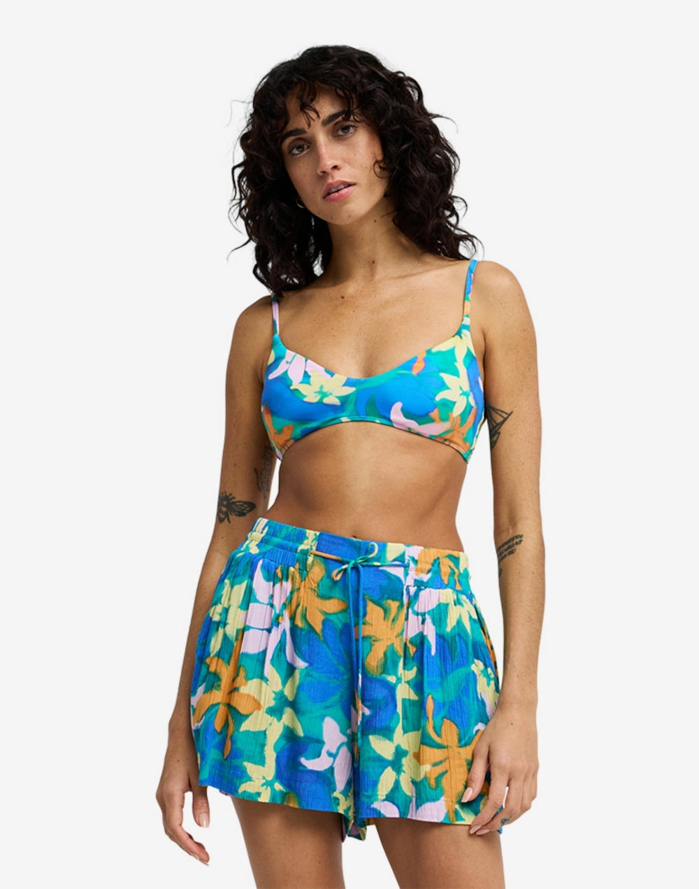 빌라봉 여성 ON HOLIDAY 하이웨스트 커버업 쇼츠 (WG11SS067BL6)