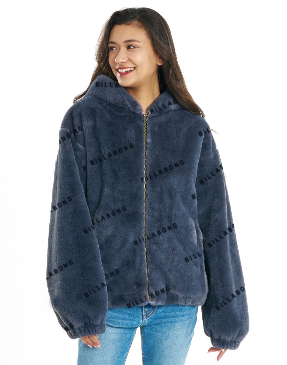 빌라봉 여성 FUR LOGO 자켓 (WG31JK127BLK)