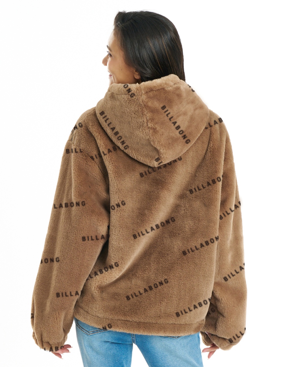 빌라봉 여성 FUR LOGO 자켓 (WG31JK127BRN)